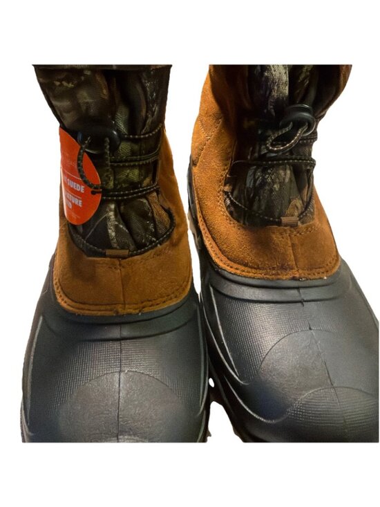 Ozark Trail Pack Suede Thinsulate 5° Mossy Oak Camo Snow Boots Men\'s Size 10 NWT